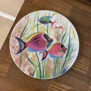 St. Martin Email de Limoges Dessert Plate